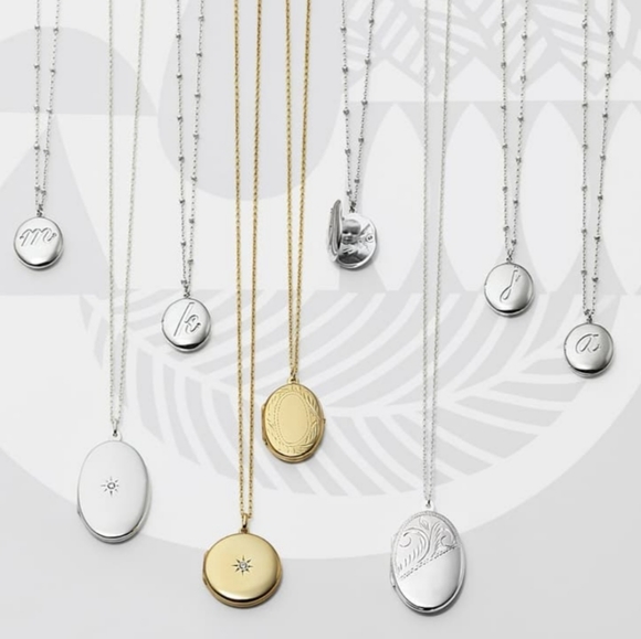 New KATE SPADE INITIALS LOCKET NECKLACE (F7) - Picture 4 of 6